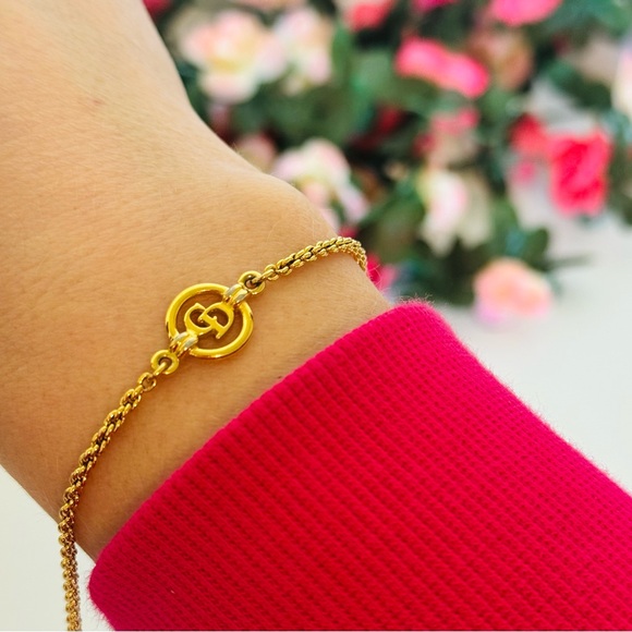 Christian Dior Vintage Gold Bracelet - Picture 1 of 7